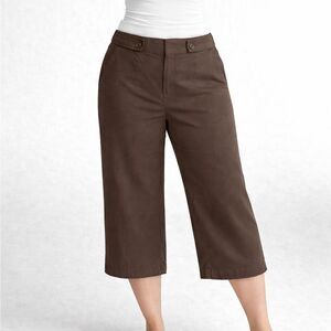 Verve ami Women’s Brown Trouser Cropped Pants Size 14